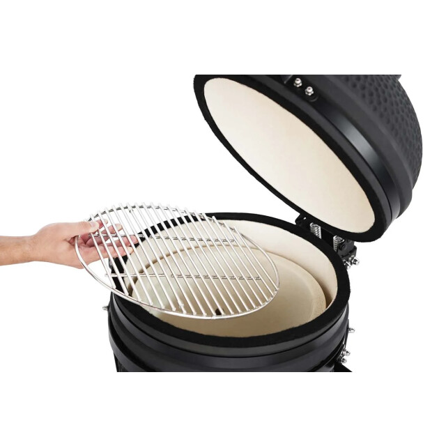 Buccan kamado barbecue sunbury smokey egg table grill 15