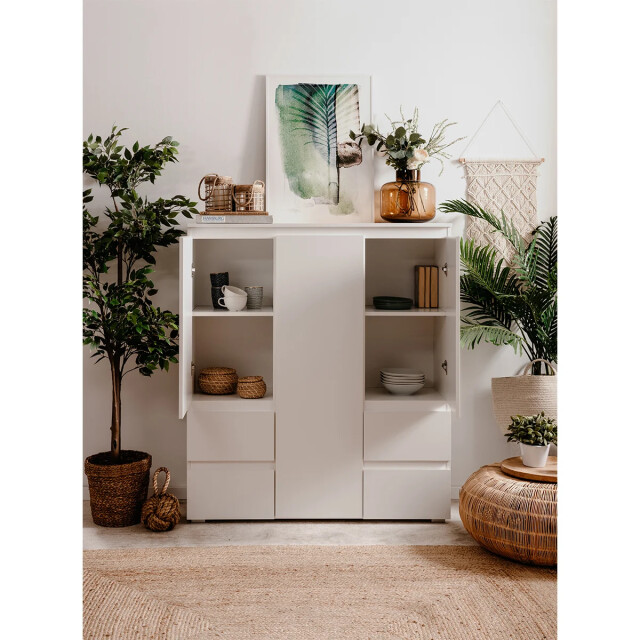 CaliCosy Buffet met 3 deuren, 4 laden en 5 planken l116 x h131cm 2937616 large