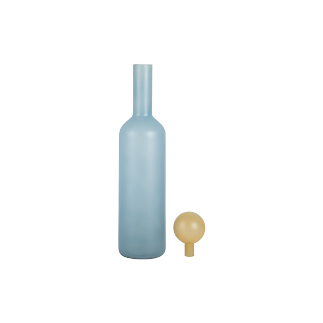 Present Time vaas alegre botellin large soft blue & soft yellow 3062378 large