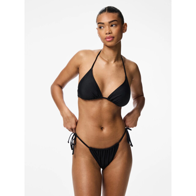 Pieces Dames triangel bikini top pcbaomi effen 17134624-Black large