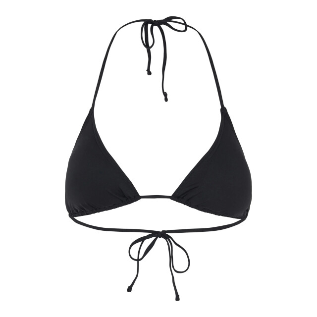Pieces Dames triangel bikini top pcbaomi effen 17134624-Black large