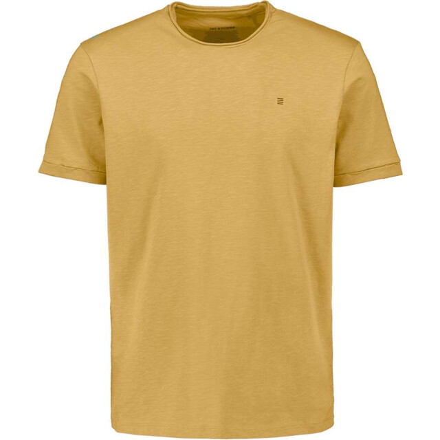 No Excess T-shirt crewneck slub yellow