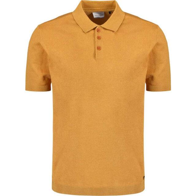 No Excess Pullover short sleeve polo button s yellow 27230354SN-070 large