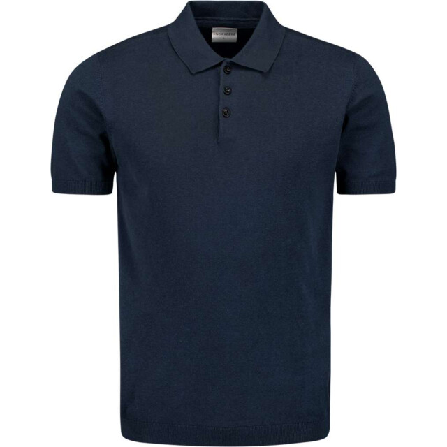 No Excess Pullover short sleeve polo button s deep blue 27230354SN-096 large