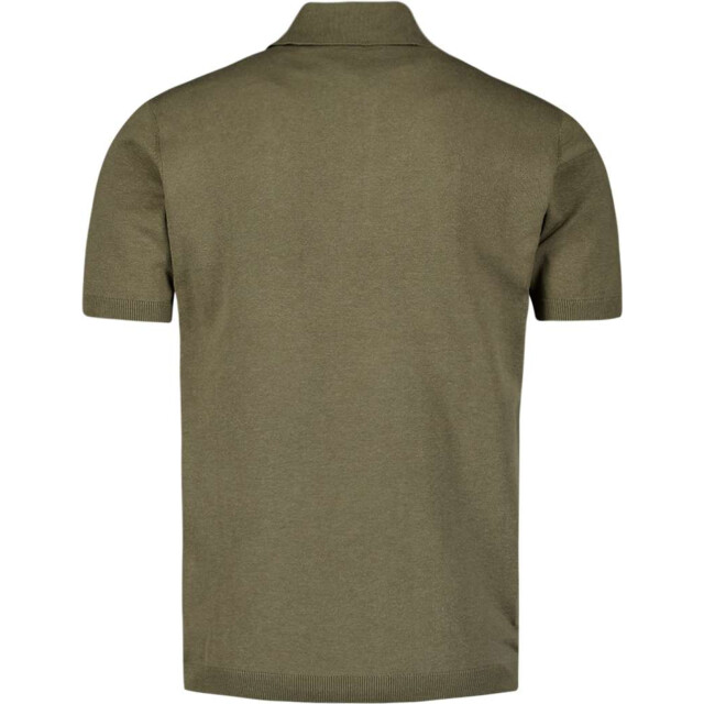 No Excess Pullover short sleeve polo button s dark moss 27230354SN-186 large