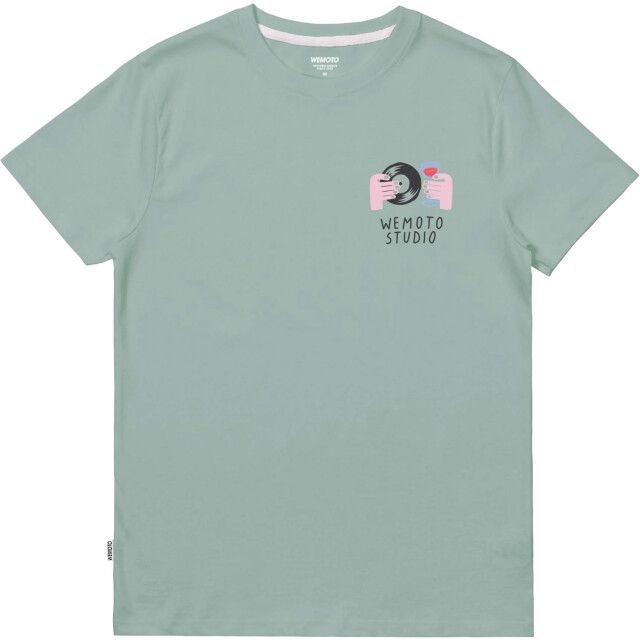 Wemoto Music & wine tee pistacchio 254-147-650 large