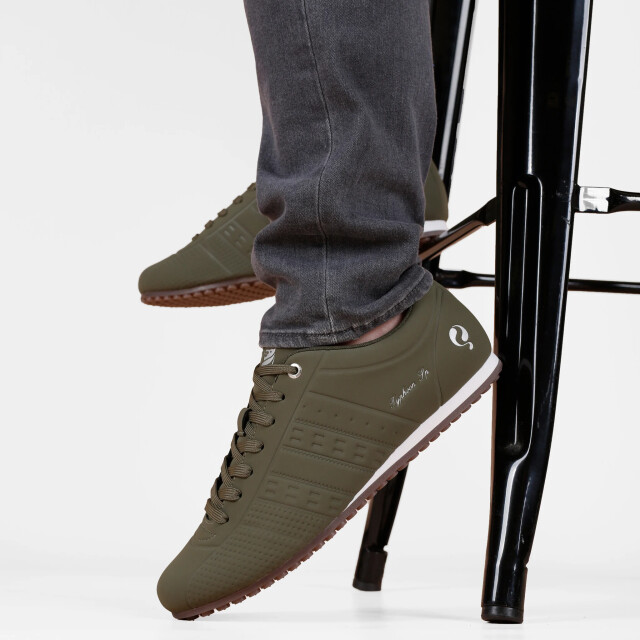 Q1905 Sneaker typhoon sp one leger/olive green QM1253809-900-1 large