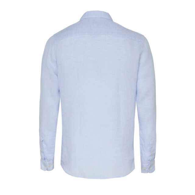 Pure 3805-21110 102 plainlight blue heren linnen overhemd lange mouw 102 PlainLight Blue/3805-21110 large