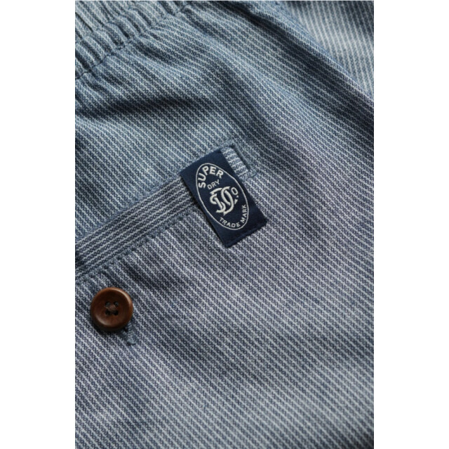 Superdry M7110455a merchant linen short jkc navy stripe JKC NAvy Stripe/M7110455A Merchant Linen Short large