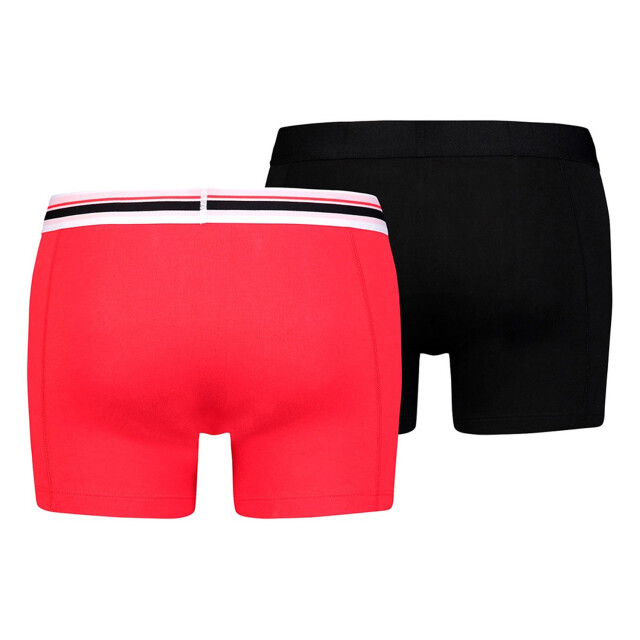 Puma Heren boxershorts met placed logo (set van 2) UTMR545_blackred large