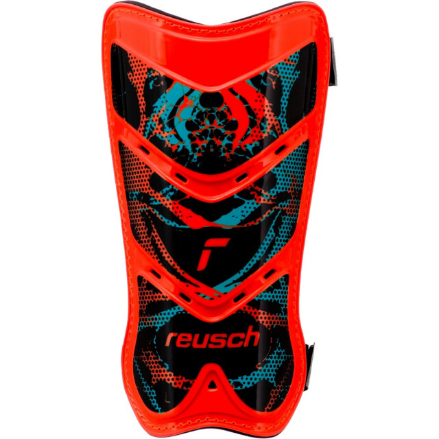 Reusch Heren attrakt lite logo voetbal slip-in scheenbeschermers UTMR78329_blackred large