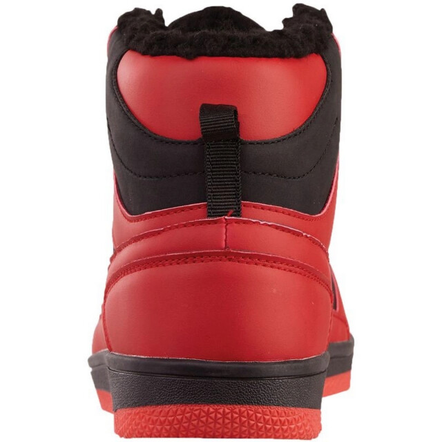 Kappa Met imitatiebont gevoerde hoge toptrainers voor volwassenen UTMR78529_blackred large