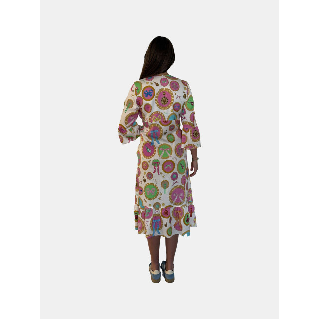 Mucho Gusto ® jurk dresden barok cirkel print MUCHO GUSTO® Jurk Dresden Barok Cirkel Print large
