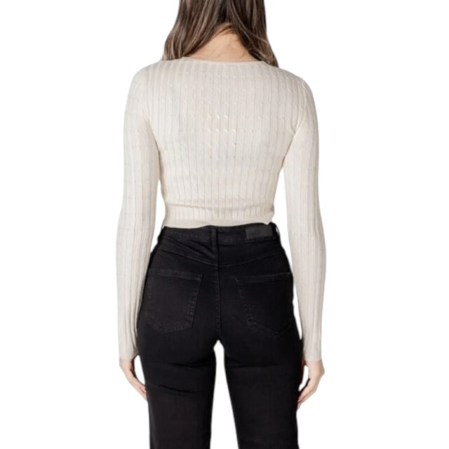 Only Breimode dames Only Beige Trui Met Lange Mouwen large