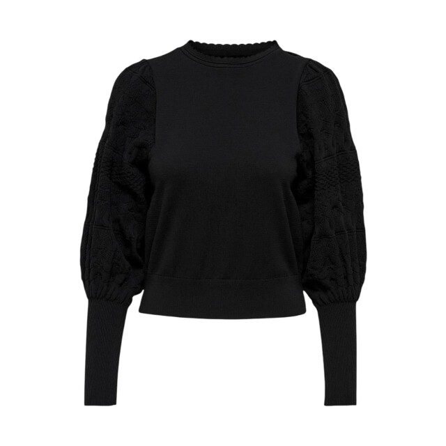 Only Breimode dames Only Zwart Gebreide Trui large