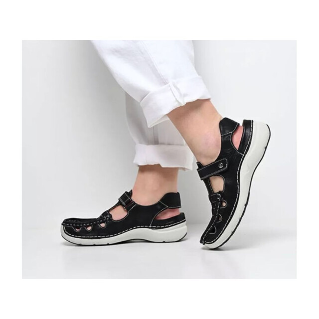 Wolky 07204-Rolling Sun Ballerina's Zwart 07204-Rolling Sun large