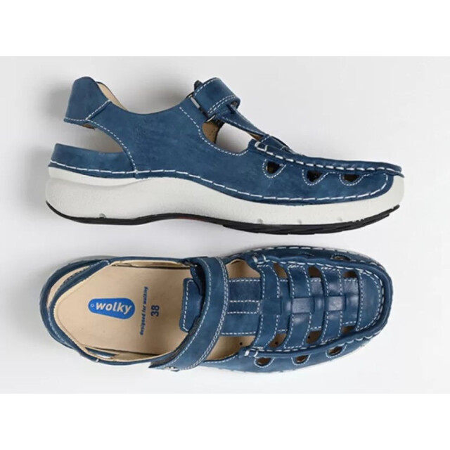 Wolky 07204-Rolling Sun Ballerina's Blauw 07204-Rolling Sun large