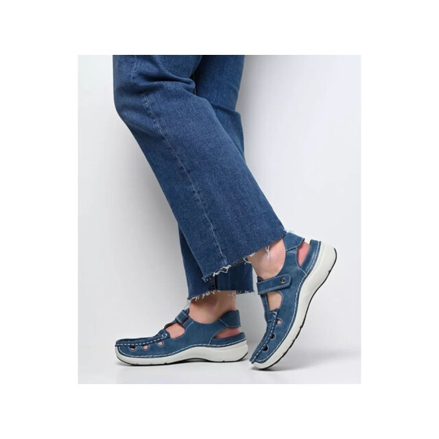 Wolky 07204-Rolling Sun Ballerina's Blauw 07204-Rolling Sun large