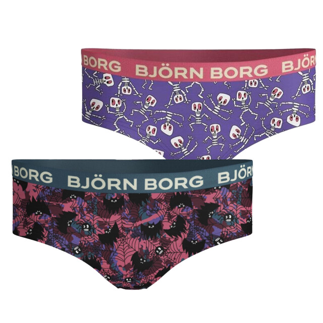 Björn Borg Björn borg meisjes hipster 2-pack – halloween editie – glow in the dark 1831-1336-50281 large