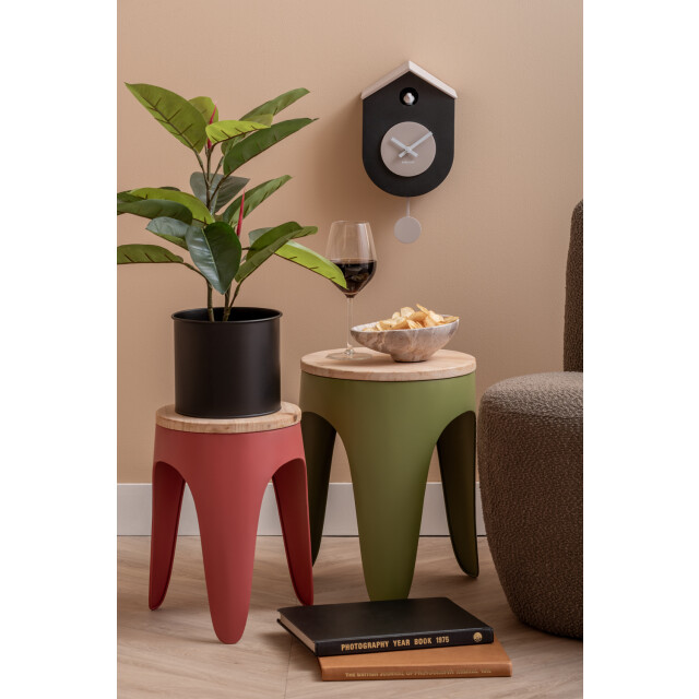 Karlsson wandklok grato cuckoo black & warm grey 3062054 large