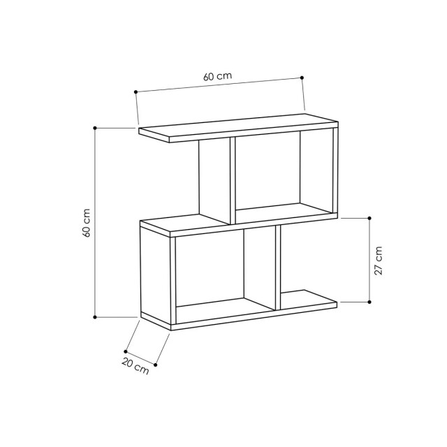 CaliCosy Bijzettafel 5 planken l60 cm homemania 3175385 large