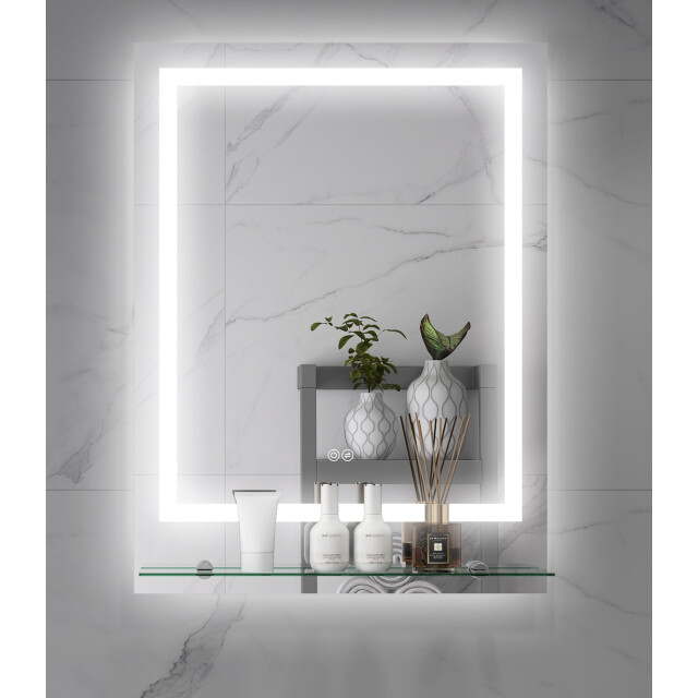 4goodz Kleankin badkamerspiegel 50x70 cm met verlichting en planchet 3173698 large
