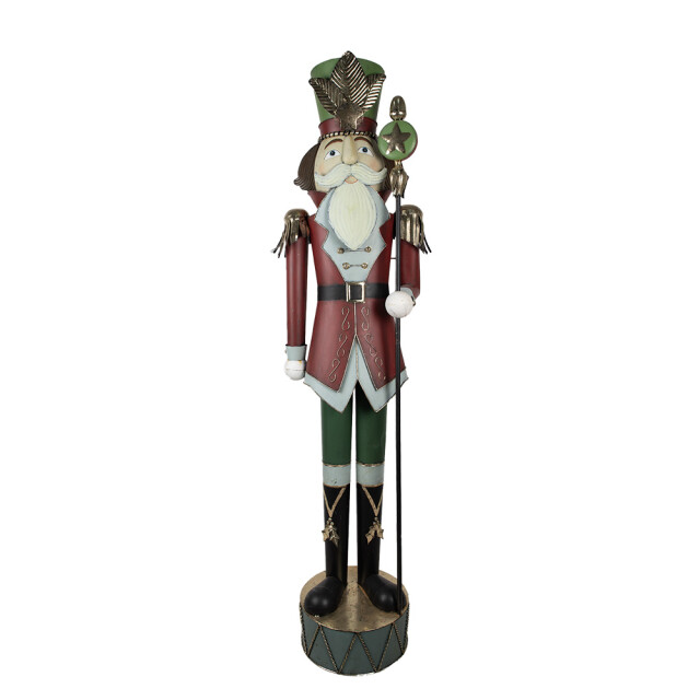 Clayre & Eef Beeld notenkraker 202 cm metaal kerstdecoratie 3175360 large
