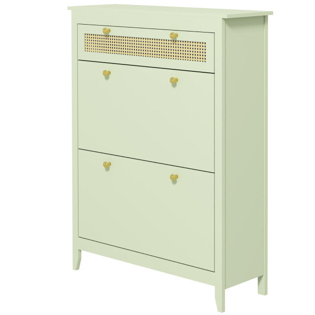 4goodz Homcom schoenenkast voor 12 paar schoenen, met 1 uitschuifbare lade, 2 3175381 large