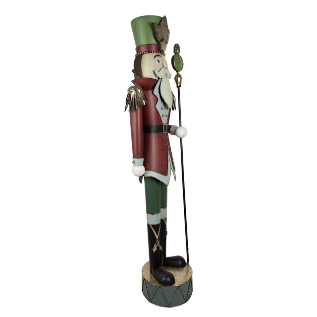 Clayre & Eef Beeld notenkraker 202 cm metaal kerstdecoratie 3175360 large