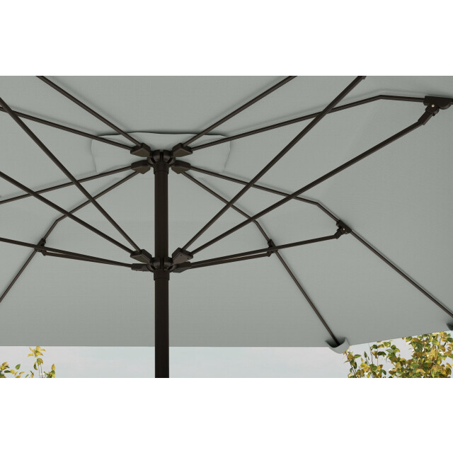 4goodz Vierkante kantelbare parasol met aluminium paal - 3175380 large