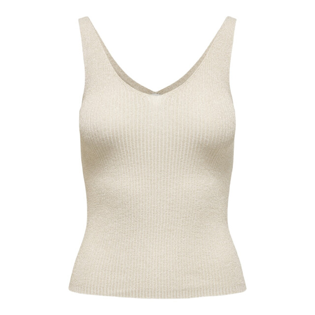 Jacqueline de Yong Jdybodilla lurex sl top knt beige 4349.05.0002 large