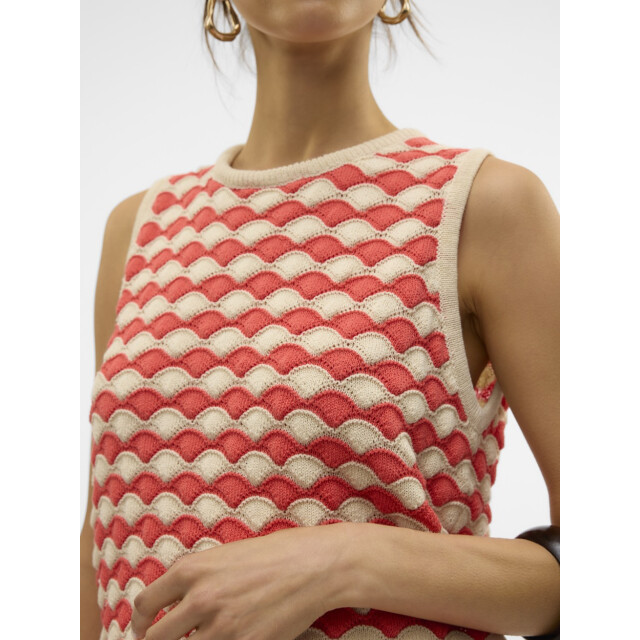 Vero Moda Vmcarry sl o-neck top ga ecru dessin 4349.08.0006 large