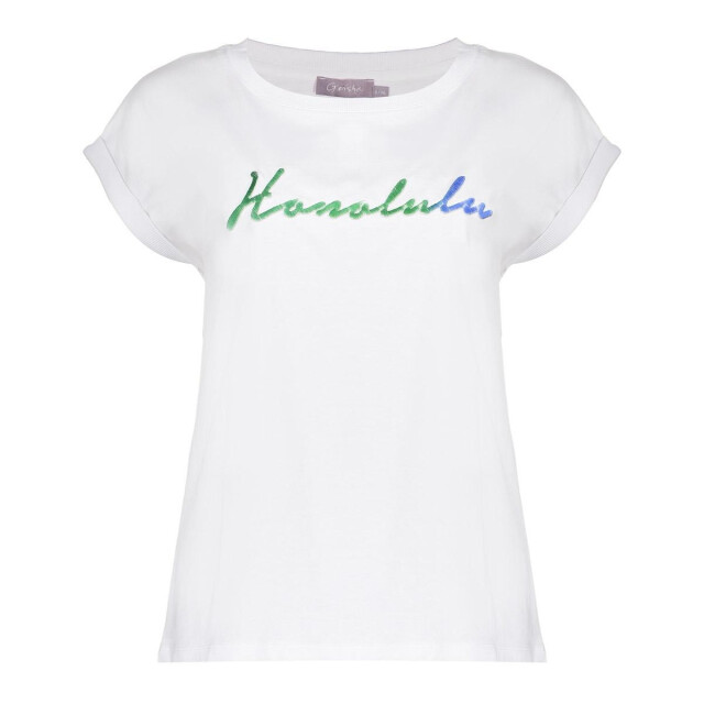 Geisha T-shirt honolulu off-white 4339.02.0012 large