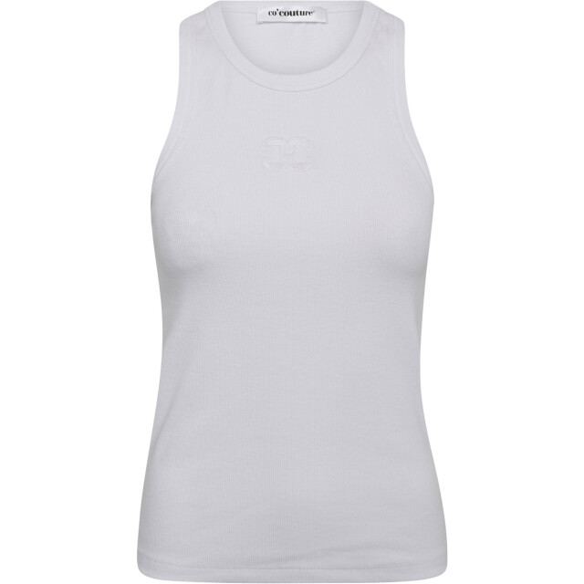 Co'Couture Saharacc embroidery tank top white 33151-400 large