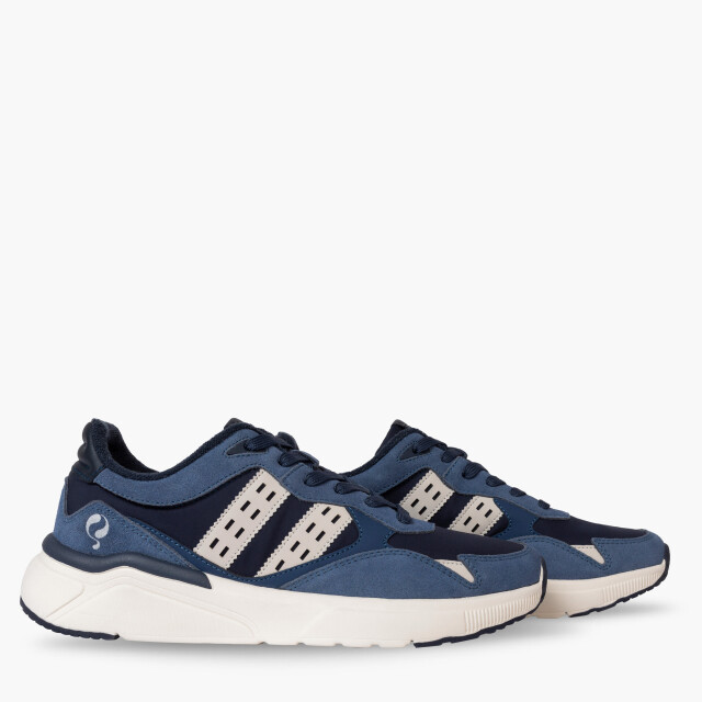 Q1905 Sneaker kampen denimblauw/donkerblauw/offwit QM1253434-623-1 large