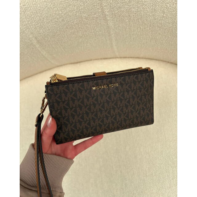 Michael Kors Jet set double zip portemonnee 59072 large