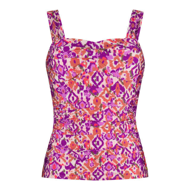 Ten Cate tankini top twisted padded tankini dames multicolour-roze 068839_507-44 large
