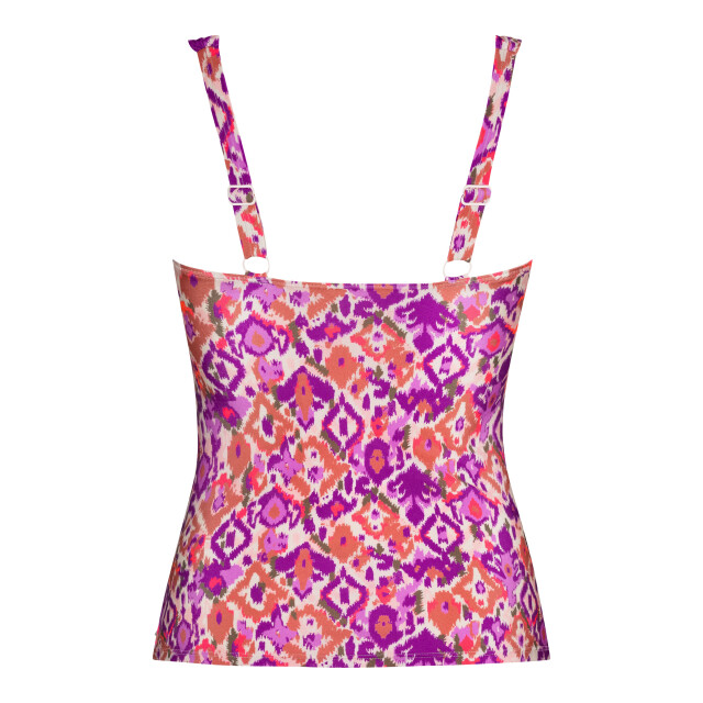 Ten Cate tankini top twisted padded tankini dames multicolour-roze 068839_507-44 large