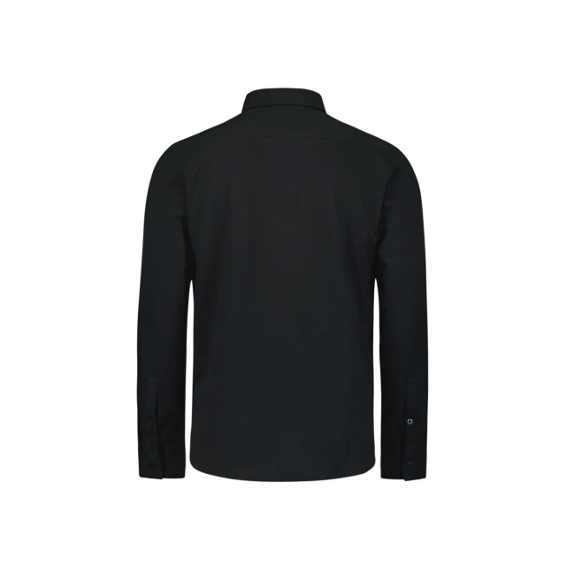 No Excess Heren jersey pique overhemd n4186 020 black NoExcess Overhemd N4186 020Black large