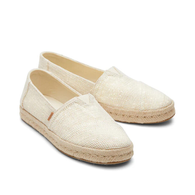 Toms Alpargata 10020693 nat. metallic linen stripe 10020693 large