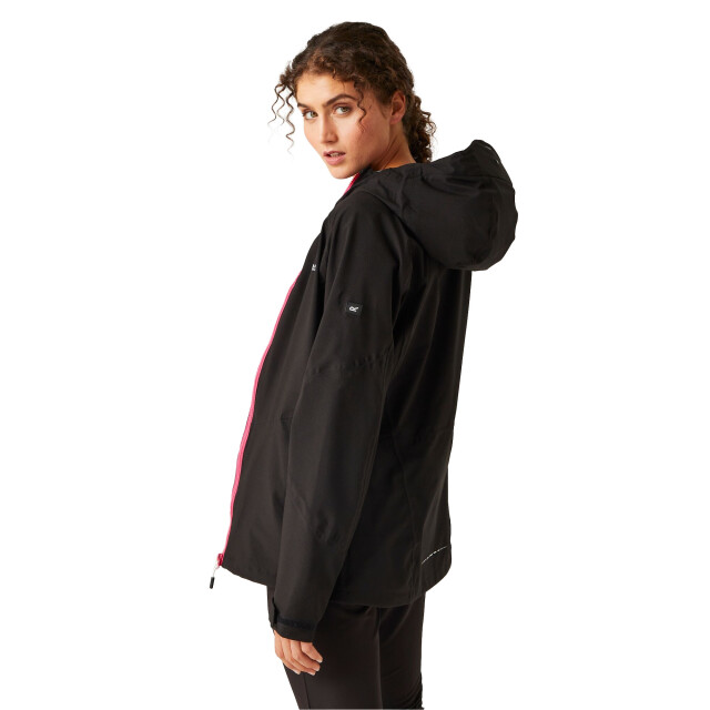Regatta Dames raddick ii waterdichte jas UTRG10610_blackpinkpotion large