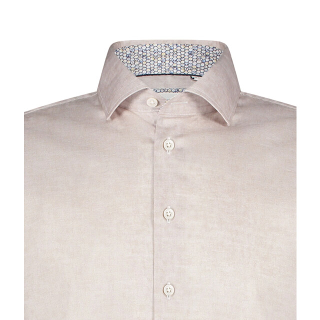 Blue Industry Het luxe textuur overhemd | 5117.51-SAND large
