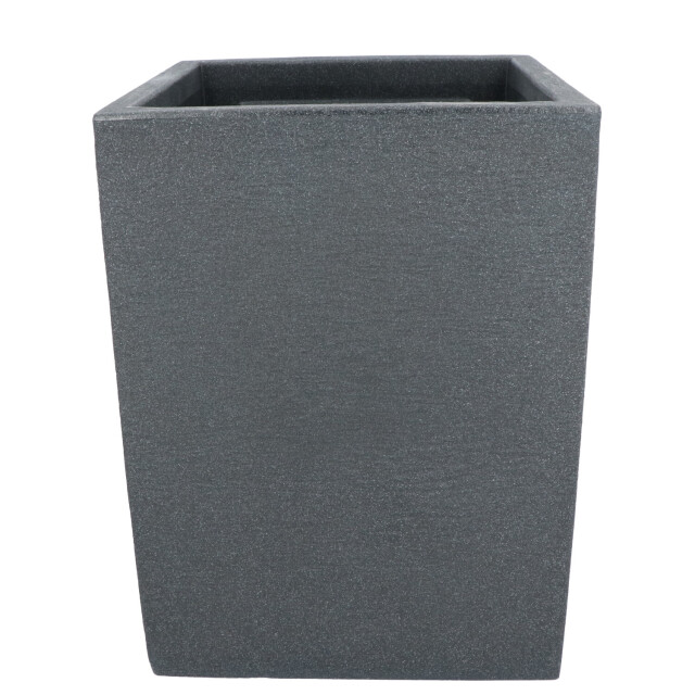 4gardenz Plantenbak stone 30x30x40 cm bloembak binnen en buiten antraciet 3047576 large