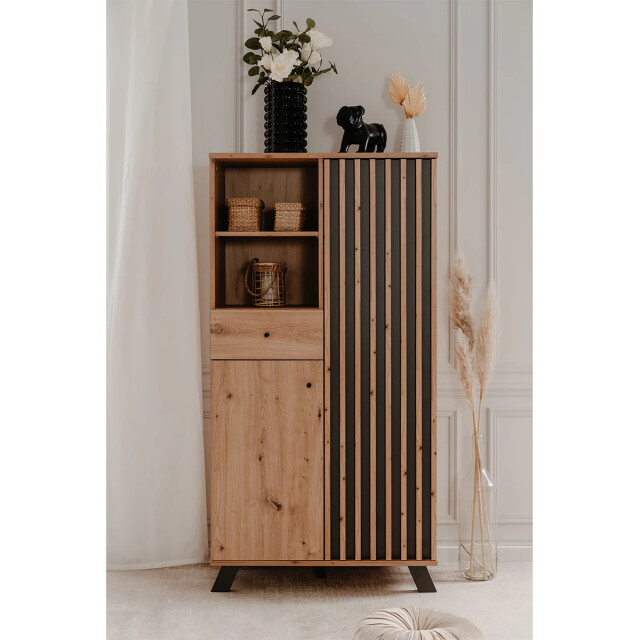 CaliCosy Buffet met 2 deuren, 2 vakken en 1 lade h156 cm medan 2930363 large