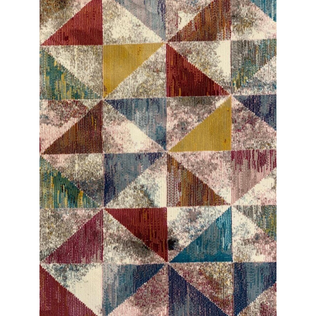 Muratap Picasso sahra vintage rond vloerkleed multi laagpolig- 200 cm rond 3176422 large