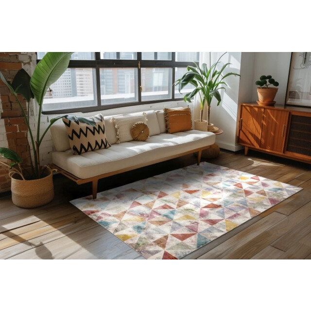 Muratap Picasso sahra vintage vloerkleed multi laagpolig- 200x290 cm 3176419 large