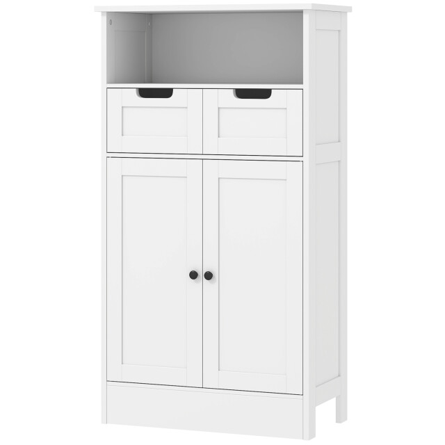4goodz Badkamerkast met 2 laden, 2 deuren en open vak 30x60x109 cm - 3176443 large