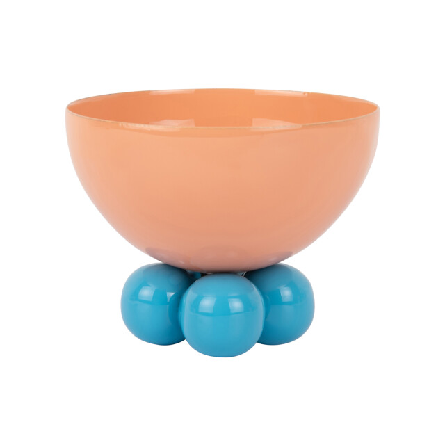 Present Time schaal double funky medium peach orange & aqua blue 3062370 large