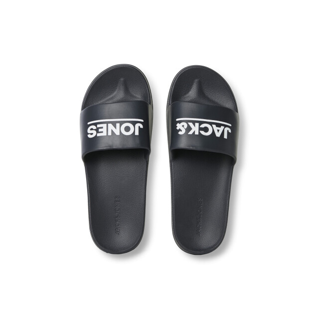 Jack & Jones Jfwollie slider logo badslipper antraciet 4232254 large