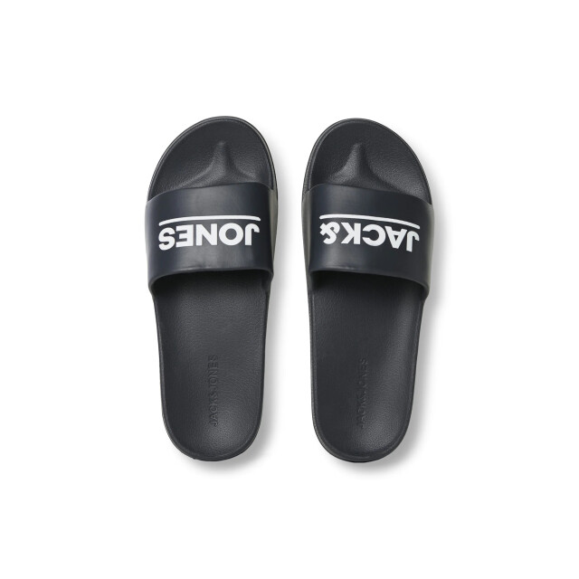 Jack & Jones Jfwollie slider logo badslipper antraciet 4232254 large